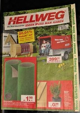 Werbebroschüre Hellweg 2005 mit Garten-Ideen, Grillkamine, PKW-Anhänger -Sammler