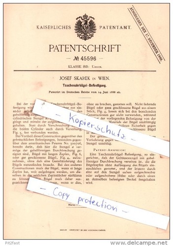 Original patent josef skarek - -,