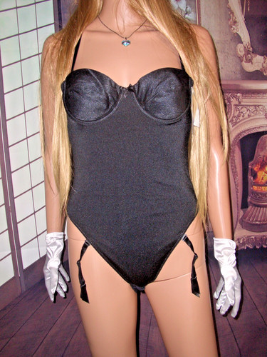 Sexy glanz straps korselett - glanz,