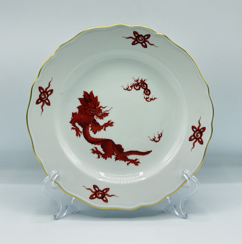Meissen teller ming - teller, rot