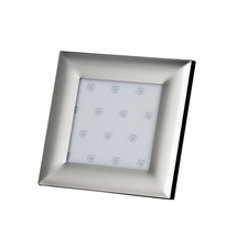 Fotorahmen 9x9cm versilbert