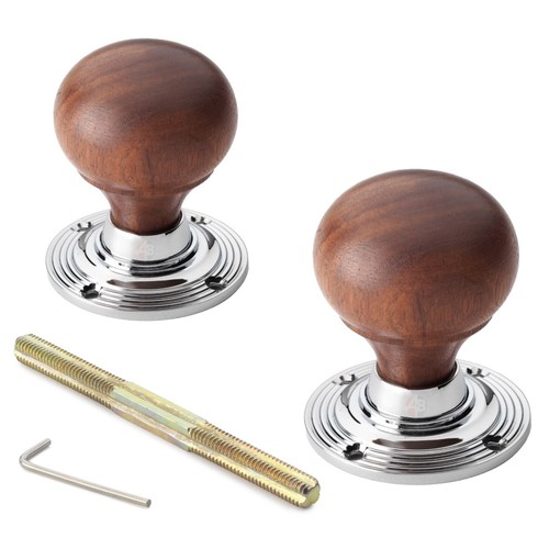 Palisander braun rund