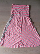 leichtes SOMMERKLEID, Bandeau, Strandkleid, ROCK, Gr. 46/48, Saunakleid, neon