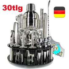 30 tlg Edelstahl Cocktail