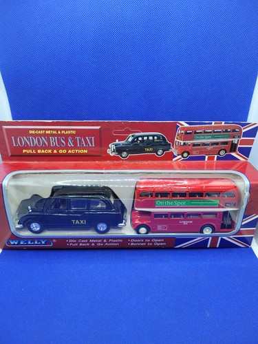 Welly london bus taxi auto - bus,