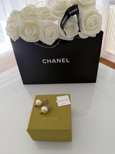 GUCCI Ohrringe Perle Strass