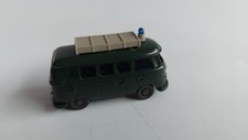  WIKING  1/87 - VW T1 Polizei Unfallwagen  kleine Heckscheibe in tannengrün 1967