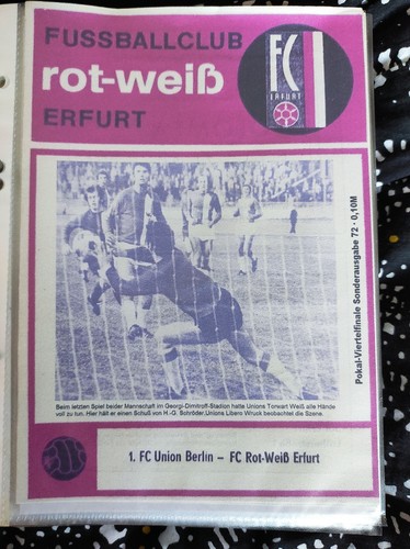 Rot weiß erfurt - erfurt, union