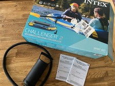 Intex Challenger 2 Schlauchboot Set - Blau/Gelb, 236x114x41cm