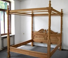 Himmelbett 200x200 säulenbett - himmelbett,