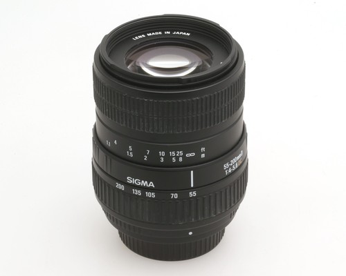 Sigma zoom 200 4 - 55-200, mm