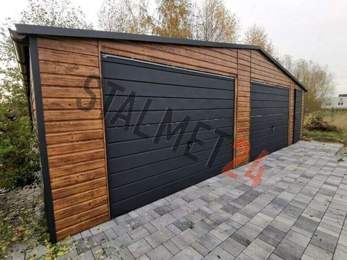 Blechgarage9x5Metallgarage