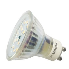 LED Lampen GU10 5W dimmbar, RA95 flimmerfrei, 230V Leuchtmittel warmweiß SEBSON