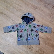 Baby GAP Sweat-Jacke Jäckchen Gr. 74 6-12 M grau