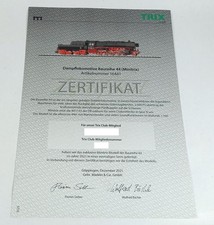 Trix Minitrix 16441 ZERTIFIKAT Spur N Dampflok BR 44 1143 DB DCC Digital Club !!