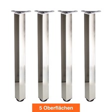 4x Tischbeine, Set, Stahl