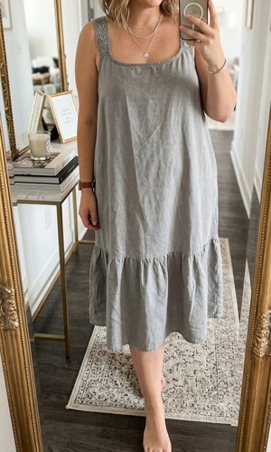 Leinenkleid xxl 54 gina - 52/54,