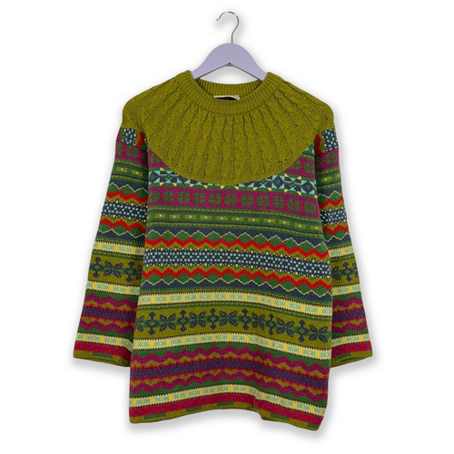Vintage pullover wolle - 50%,