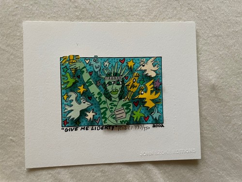 James rizzi give liberty - rizzi, 3d