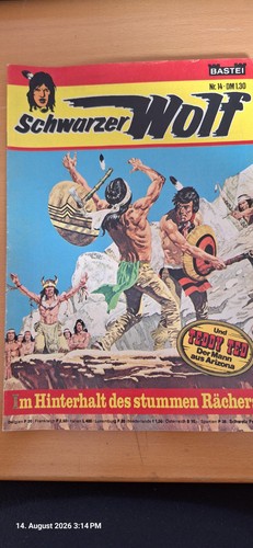 Comic schwarzer wolf heft - comic,