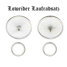 20" Lowrider Fahrrad 144 Speichen Laufrad Set inkl. Weißwand Reifen "Lowrider"