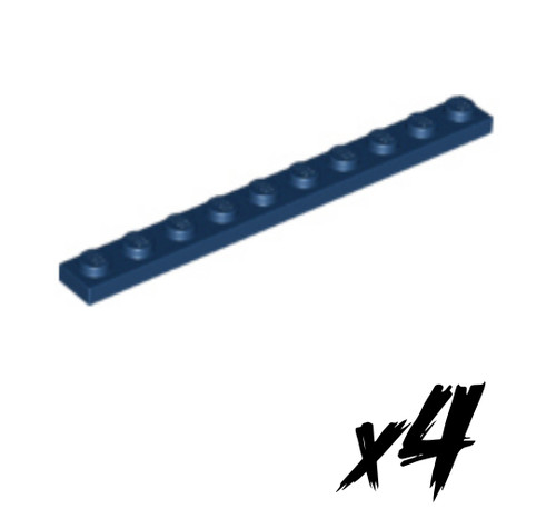 Lego 4477 1x10 plate - 4x,