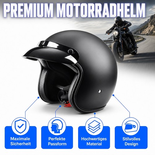 Jethelm retro helm - retro,