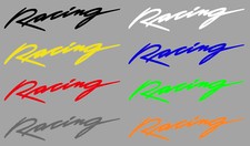 Aufkleber Sticker Racing Schriftzug Auto Motorrad Motorsport Tuning div. Farben