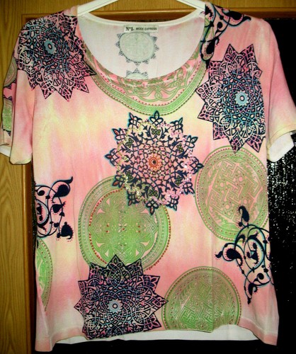 Modisch gemustertes shirt - modisch,