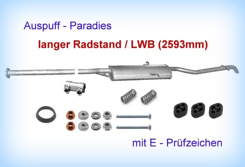 Schalldämpfer für mercedes - schalldämpfer,