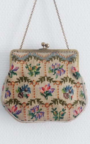 Vintage gobelin handtasche - vintage,