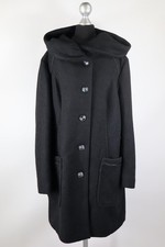 The Outerwear schwarzer Mantel mit Kapuze Herbst/Winter Gr.46/L