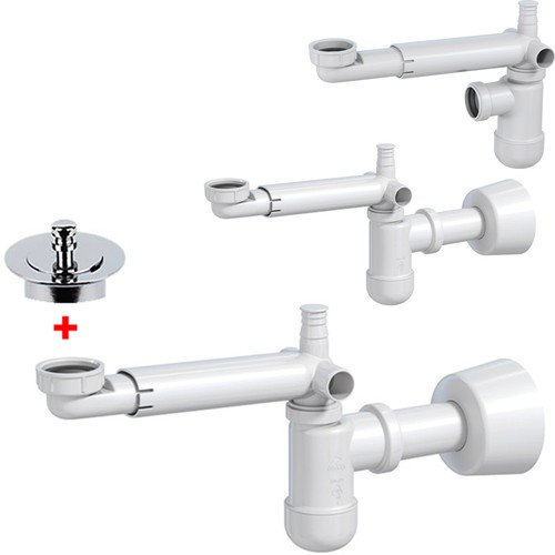 Flach siphon dn32 - siphon, dn32-40