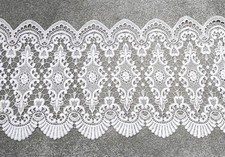 Plauener Spitze? Meterware Borte Beige