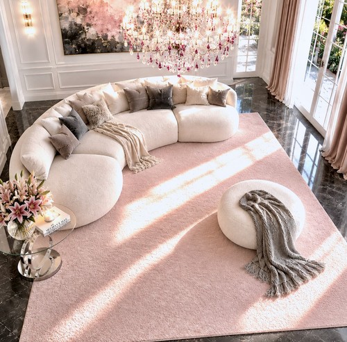 Weicher wohnzimmer kurzflor - weicher,