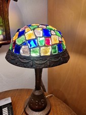 Schreibtischlampe Buckelglas