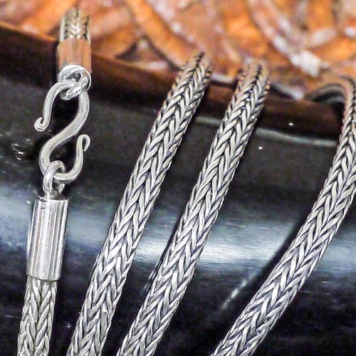 L50 massiv flechtkette 3mm - massiv,