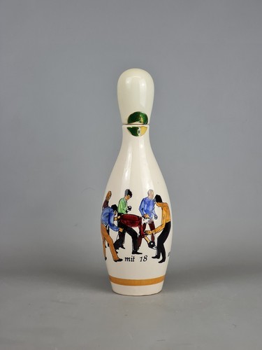 Vintage porzellan flasche - porzellan,