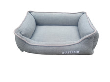 Hundebett Katzenbett WOLTERS Recycling Lounge S, 46x35x14 cm, grau