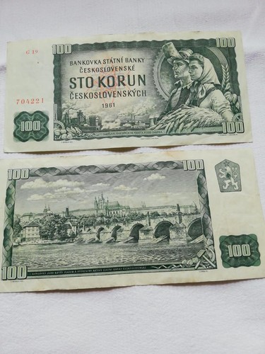 100 korun geldscheine - korun, von