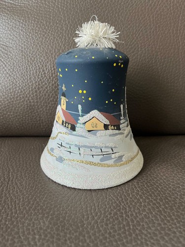 Weihnachtsglocke aus glas - weihnachtsglocke,