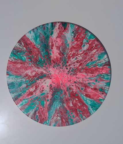 Handarbeit gemälde fluid art - gemälde,