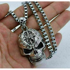 Totenkopf Anhänger Edelstahl