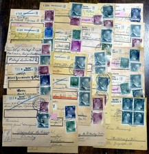 21x Karte Paket Paketkarte