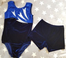 Gymnastikanzug Turnanzug mit Shorts Turnbody Gr. 38 neu