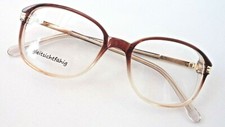 Braune Herrenbrillen stabile Vintagefassung große eckige Form NERD Brille Gr/S