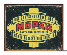 Mopar Schild 30 x 40 groß licensed Logo Or. USA Dodge Chrysler Werkstatt *802