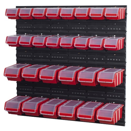Stapelboxen set wandregal - set,
