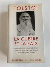 La Pléiade ? Tolstoï ? La guerre et la paix (édition 1956)