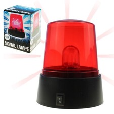 FEUERWEHR PARTYLICHT ROT - LED Rundumleuchte Rotlicht Signallicht Party Deko